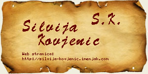 Silvija Kovjenić vizit kartica